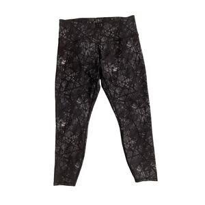 Spyder Active Leggings Women’s XL Ankle Athletic Gray Black Printed SP646 $68